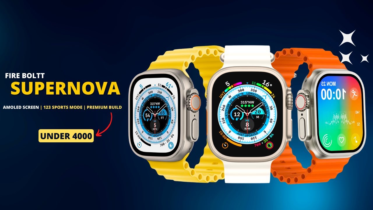 Fire Boltt Supernova Yang Dibekali Layar AMOLED, Mirip Apple Watch Ultra