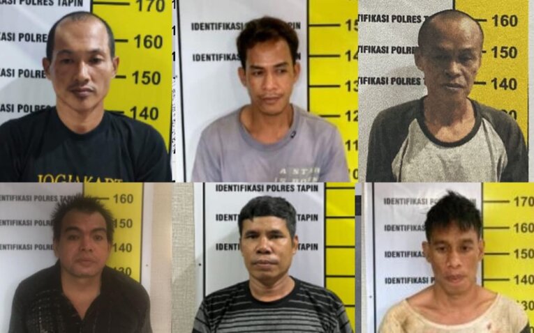 6 Tahanan Polres Tapin Kabur, 5 Orang Berhasil Ditangkap Kembali Di Kalimantan Selatan