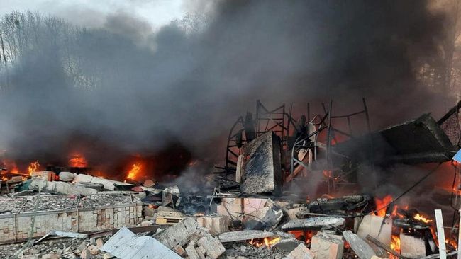 Serangan Besar Rudal Rusia Ke Ukraina, 16 Apartemen Hancur