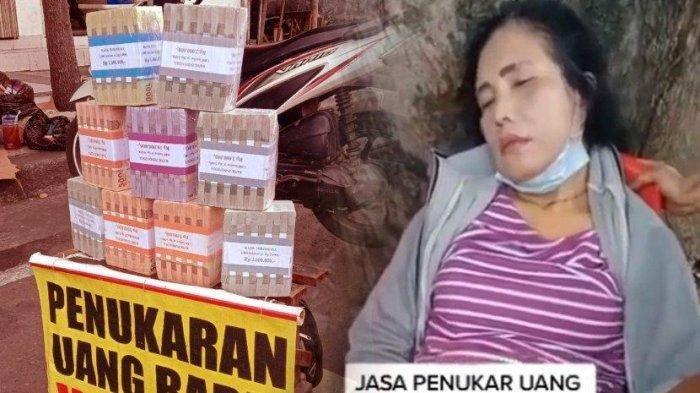 Seorang Ibu Penjual Jasa Tukar Uang Baru Di Pinggir Jalan Pingsan Usai Dirampok