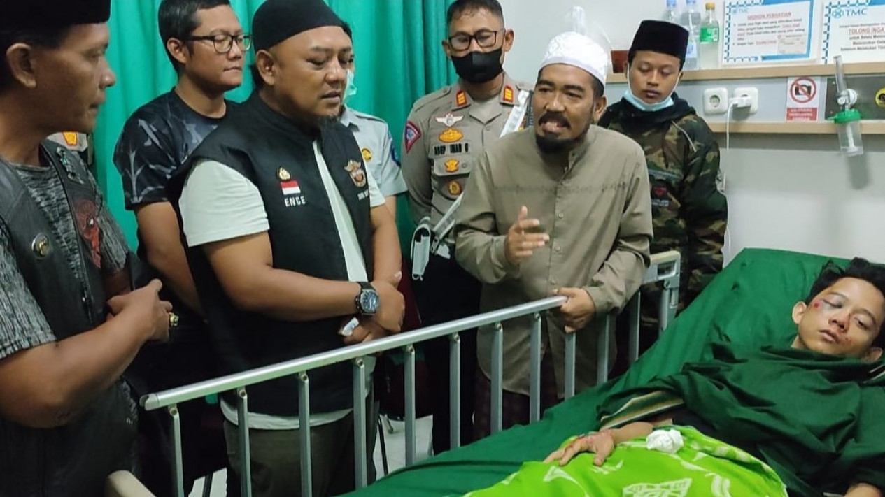 Seorang Santri Sempat Muntah Darah Akibat Diserempet Moge Di Ciamis