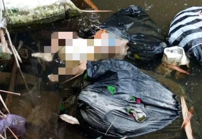 Penampakan Bayi Yang Ditemukan Meninggal Di Sungai Pati