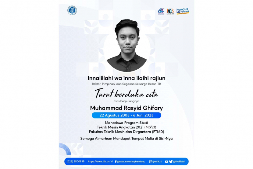 Mahasiswa ITB Tewas Akibat Uji Coba Pesawat Tak Berawak