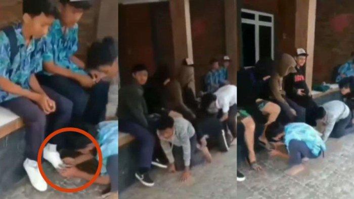 Heboh Siswa SMP Cianjur Mendapat Perundungan Cium Kaki Para Pelaku