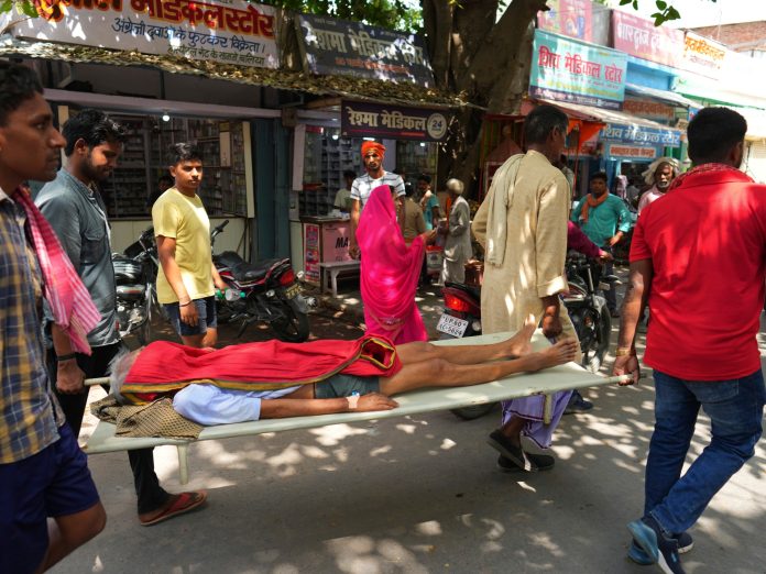 Penampakan Warga India Yang Meninggal Akibat Suhu Panas Ekstrem