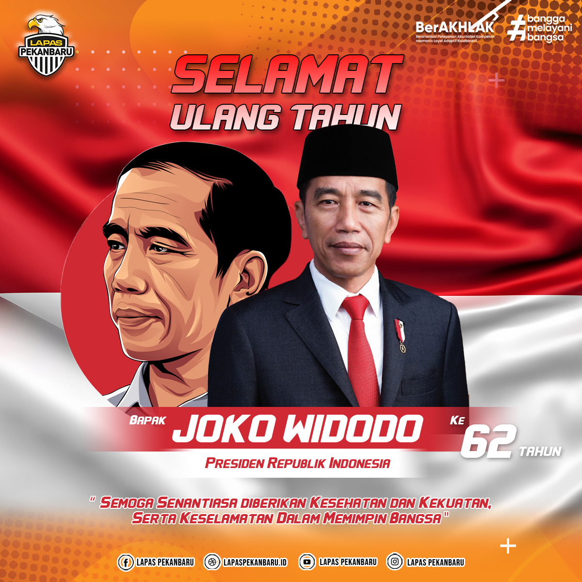 Presiden Jokowi Dapat Banyak Ucapan Selamat Ultah Dari Berbagai Pihak
