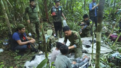 Tim SAR Berhasil Menemukan 4 Anak Korban Kecelakaan Pesawat Di Hutan Kolombia