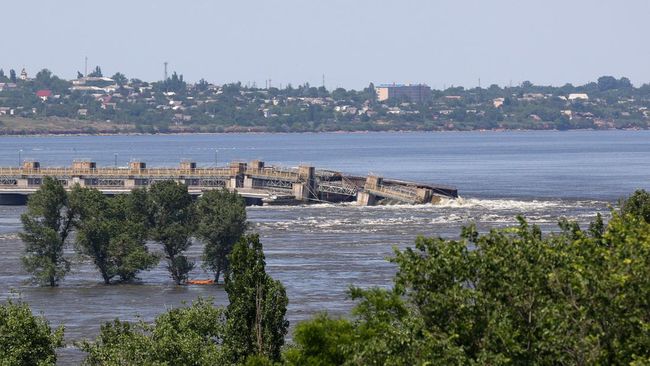 Bendungan Nova Kakhovka Jebol Ukraina Dan Rusia Saling Tuding