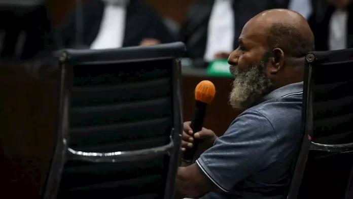 Lukas Enembe Didalam Ruang Sidang