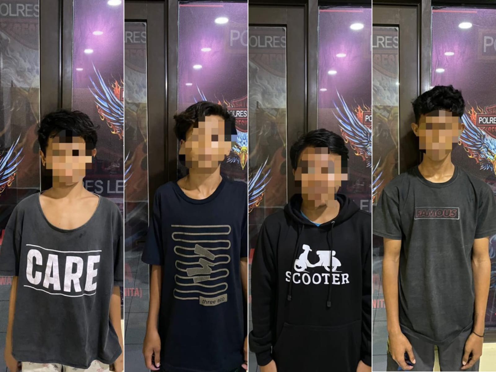 4 Siswa Pelaku Pembakaran Pria ODGJ Di Banten
